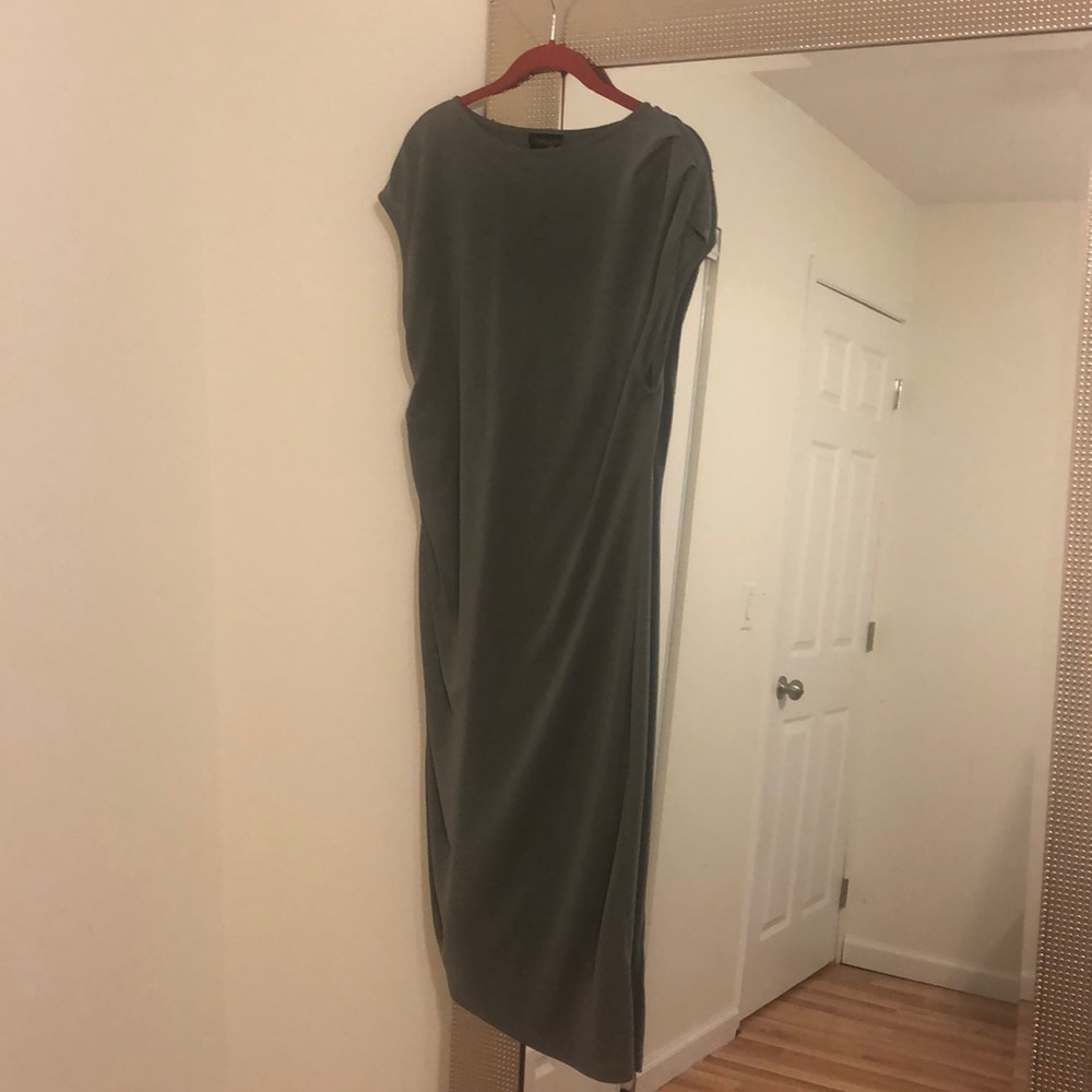 One side ruched dress